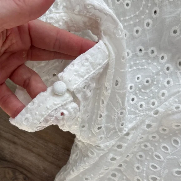 TUCKERNUCK White Eyelet Fontalina Blouse - Picture 6 of 9